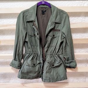 J. Crew Army Green Cargo Jacket